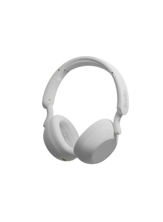 Sudio R3 Powder White - Over-Ear Headphones, Up to 35 Hours Play Time, USB-C Charging, Built-in Microphone (1), Touch and Click Buttons, Bluetooth 5.4 - Image 2